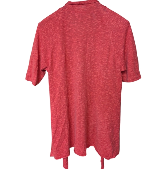 Eileen Fisher Linen Cotton Short Sleeve Cardigan Sweater Large - Picture 2 of 7